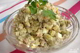 Салат Оливье с мясом