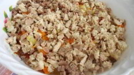 салат оливье с мясом