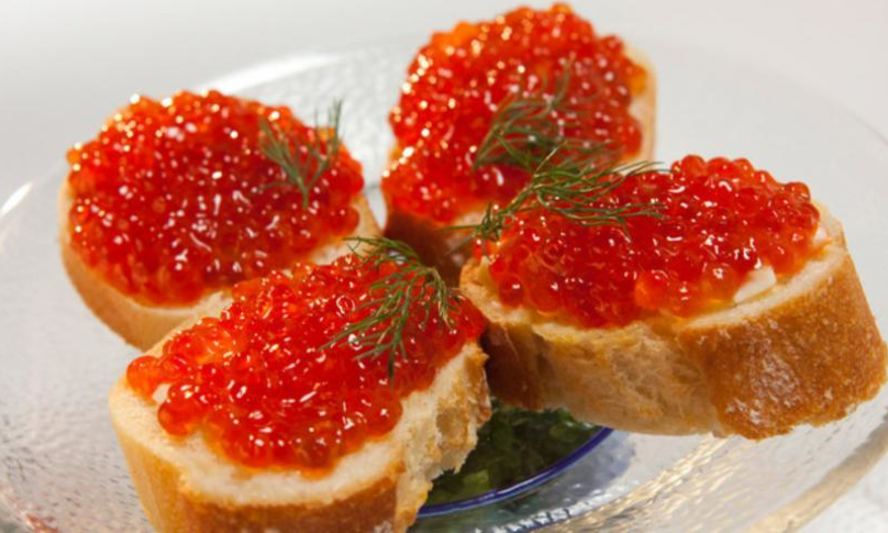 Рецепт салат оливье в бутерброде с икрой