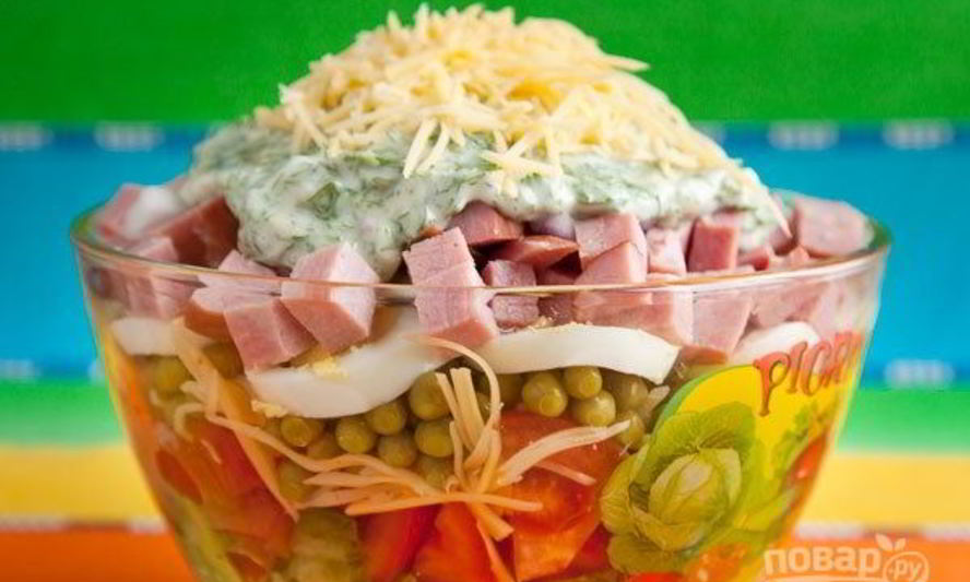 Рецепт салат типа оливье