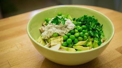 сыроедный оливье