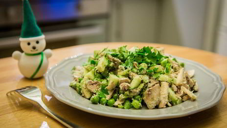 сыроедный оливье