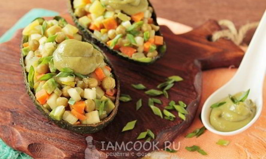 Рецепт веганский оливье