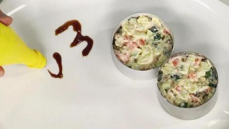 вегетарианский салат оливье