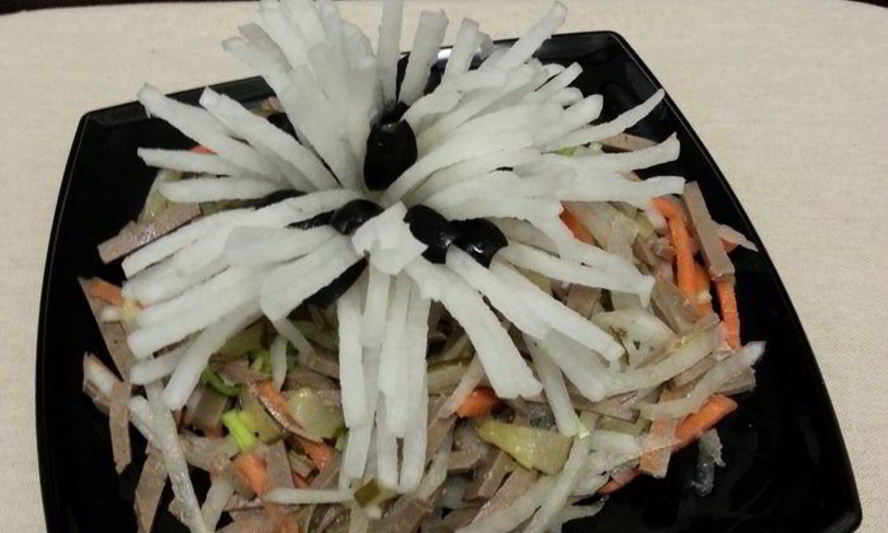 Рецепт печеночный салат