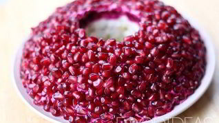 Салат Гранатовый браслет с говядиной