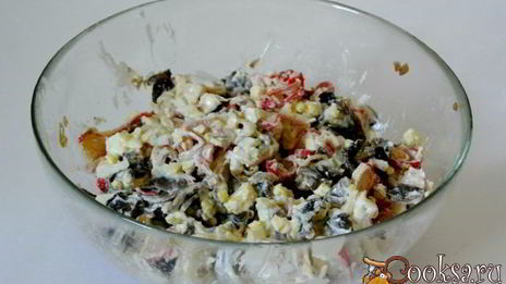 салат грибная фантазия