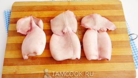 салат из кальмаров с морковью и огурцом