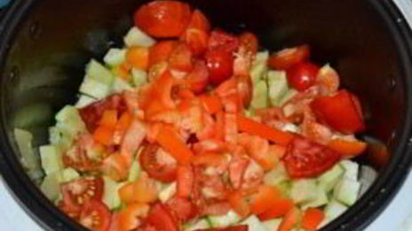 салат из помидоров и кабачков на зиму