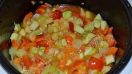 салат из помидоров и кабачков на зиму