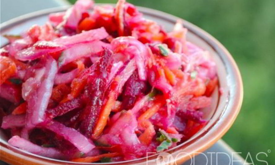 Рецепт салат из свежей свеклы с морковью