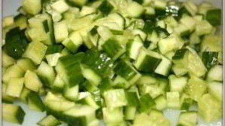 салат из угря и раков