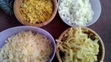 салат метелица