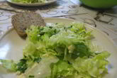 Французский зеленый салат Мимоза