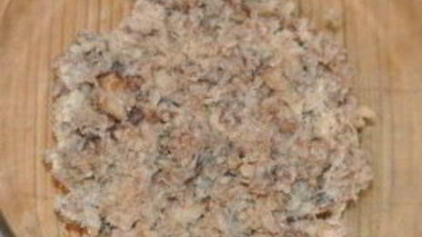 мимоза с маслом и сыром