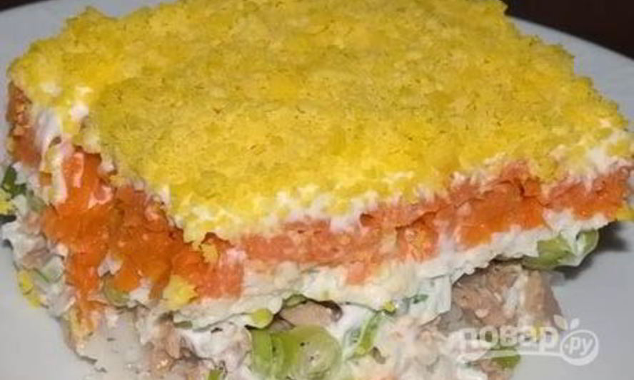 Рецепт мимоза с рисом