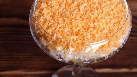 мимоза в бокале