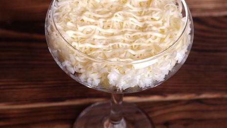 мимоза в бокале