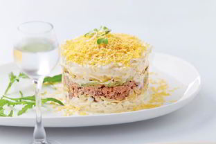 Оригинальный салат Мимоза