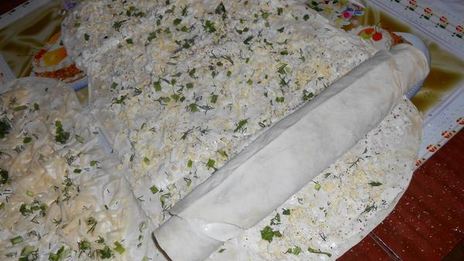 рулет из лаваша мимоза