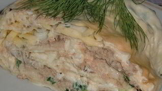 Рулет Мимоза в лаваше