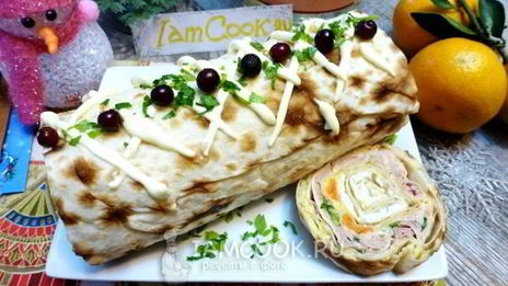 рулет мимоза