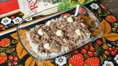 салат мимоза без картошки и моркови