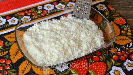 салат мимоза без картошки и моркови