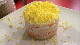 Салат Мимоза без сливочного масла