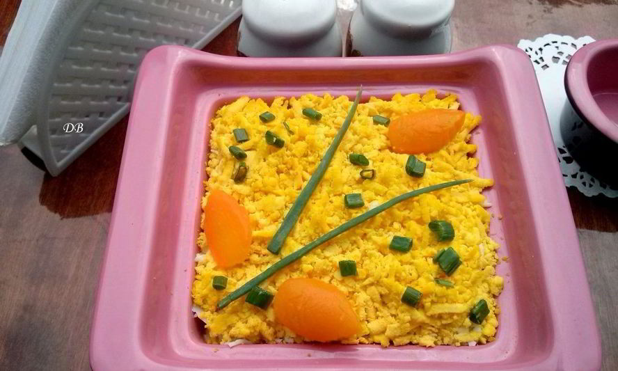 Рецепт салат мимоза классический с сыром