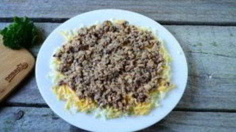 салат мимоза классический слоеный