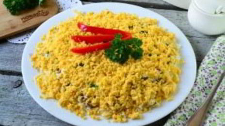 салат мимоза классический слоеный