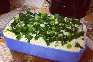 Салат Мимоза легкий