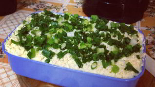 Салат Мимоза легкий