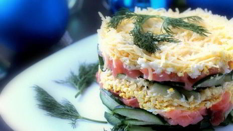 салат мимоза на новый год