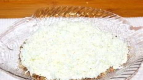 салат мимоза с маслом