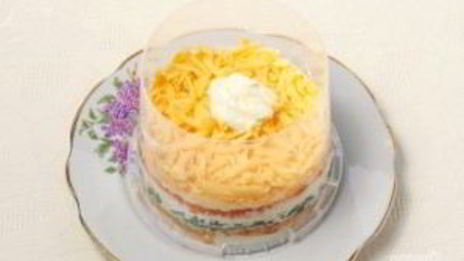 салат мимоза с рисом