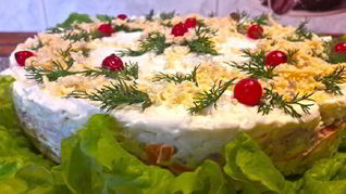 Салат Мимоза с тунцом