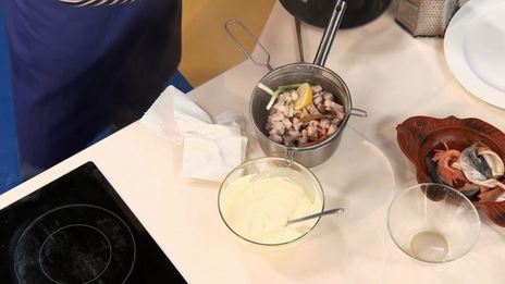 салат мимоза в новом стиле