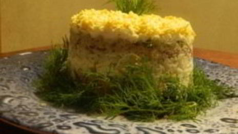 салат немимозная мимоза