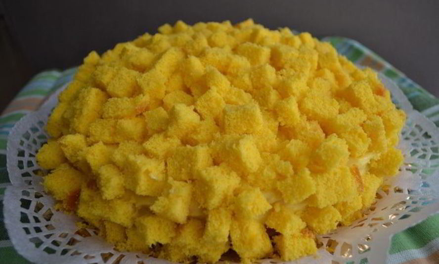 Рецепт торт мимоза