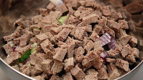 салат мужской с перловкой