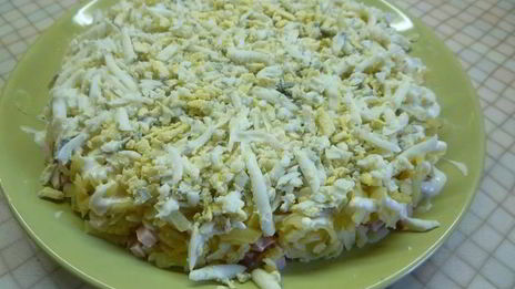 салат мышки в сыре с перепелиными яйцами