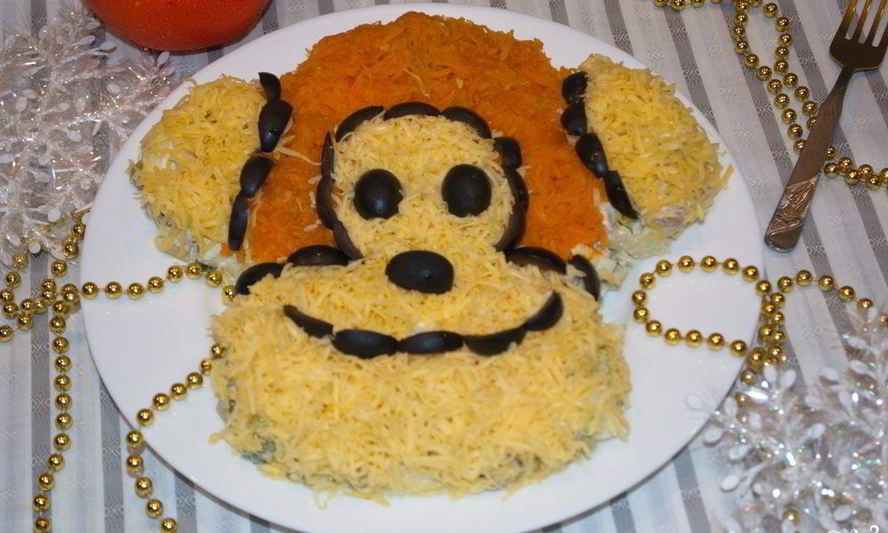 Рецепт салат обезьяна