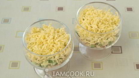 салат орхидея с чипсами