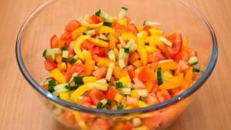 салат овощной