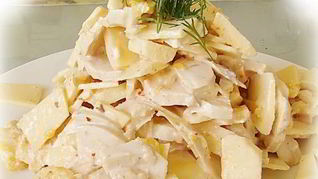 Салат по-кубински из курицы