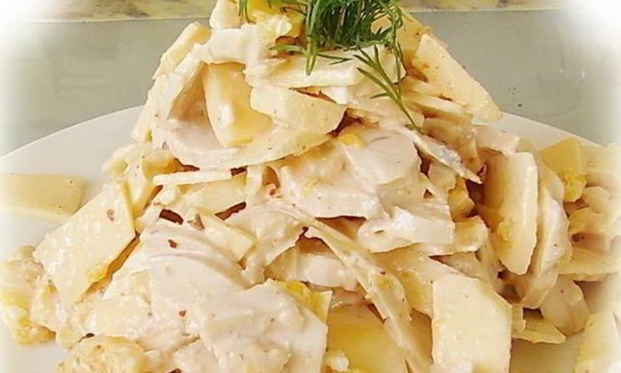 Рецепт салат по-кубински из курицы