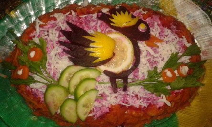 Рецепт домашняя сельдь под шубой с огурцом