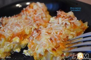 Филе трески под шубой